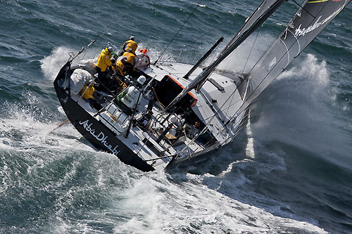 Abu Dhabi, 14/08/2011, during the Rolex Fastnet Race 2011, Cowes - Plymouth, UK. Photo copyright Rolex and Carlo Borlenghi.