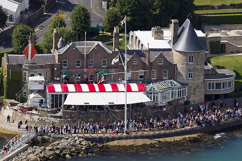 Race Start - Royal Yacht Squadron, Cowes UK, 14/08/2011. Photo copyright Rolex and Carlo Borlenghi.