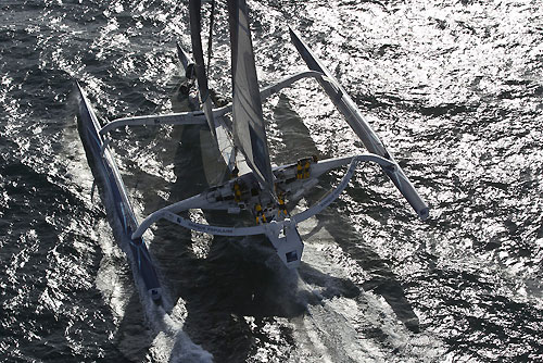 Banque Populaire, Trimaran, 14/08/2011, during the Rolex Fastnet Race 2011, Cowes - Plymouth, UK. Photo copyright Rolex and Carlo Borlenghi.