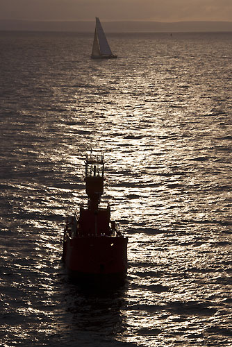 At sea, 15/08/2011, during the Rolex Fastnet Race 2011, Cowes - Plymouth, UK. Photo copyright Rolex and Carlo Borlenghi.