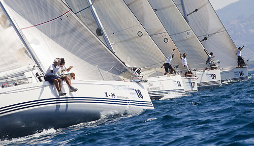 Day 2, Scarlino, Steiner X-Yachts Mediterranean Cup 2011. Photo copyright Gudio Trombetta for Studio Borlenghi.