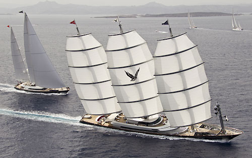 The Maltese Falcon, Perini Navi Cup 2011, Porto Cervo, Italy. Photo copyright Carlo Borlenghi.