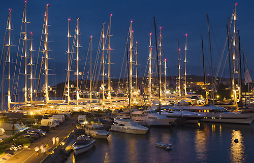 Dockside, Perini Navi Cup 2011, Porto Cervo, Italy. Photo copyright Carlo Borlenghi.