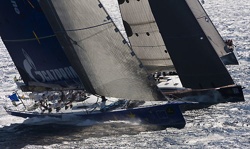 Igor Simcic's Esimit Europa 2, during the Maxi Yacht Rolex Cup 2011, Porto Cervo, Italy. Photo copyright Carlo Borlenghi for Rolex.