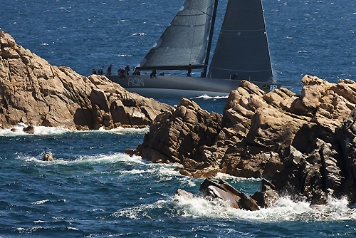 Niklas Zennstrms Mini Maxi Rn 2, during the Maxi Yacht Rolex Cup 2011, Porto Cervo, Italy. Photo copyright Carlo Borlenghi for Rolex.