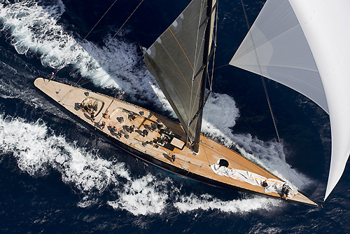 Eric Bijlsma's Supermaxi Firefly, during the Maxi Yacht Rolex Cup 2011, Porto Cervo, Italy. Photo copyright Carlo Borlenghi for Rolex.