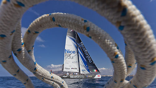 Trapani, 14-09-2011, Extreme Sailing Series 2011 - Act 6 Trapani. Race Day 1, Niceforyou. Photo copyright Stefano Gattini for Studio Borlenghi.