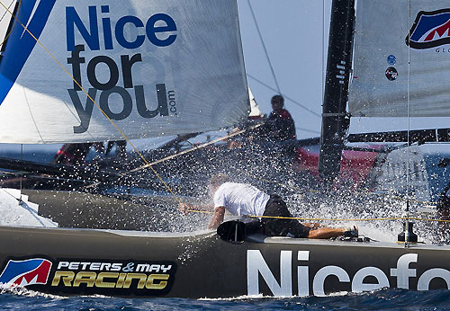 Trapani, 15-09-2011. Extreme Sailing Series 2011 - Act 6 Trapani. Race Day 2, Niceforyou. Photo copyright Stefano Gattini for Studio Borlenghi.