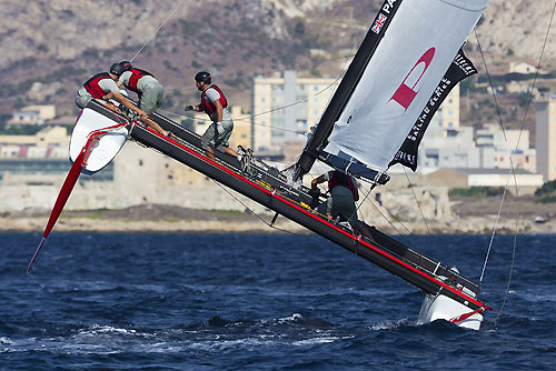 Trapani, 15-09-2011. Extreme Sailing Series 2011 - Act 6 Trapani. Race Day 2, Luna Rossa. Photo copyright Stefano Gattini for Studio Borlenghi.