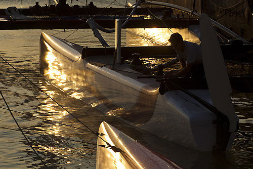 Trapani, 15-09-2011. Extreme Sailing Series 2011 - Act 6 Trapani. Race Day 2, Alinghi. Photo copyright Stefano Gattini for Studio Borlenghi.