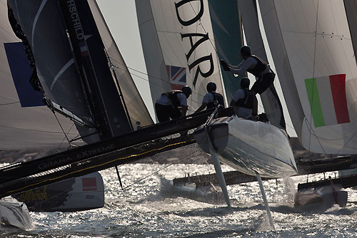 Trapani, 16-09-2011. Extreme Sailing Series 2011 - Act 6 Trapani. Race Day 3, Groupe Edmond de Rothschild. Photo copyright Stefano Gattini for Studio Borlenghi.