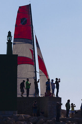 Trapani, 16-09-2011. Extreme Sailing Series 2011 - Act 6 Trapani. Race Day 3, Alinghi. Photo copyright Stefano Gattini for Studio Borlenghi.