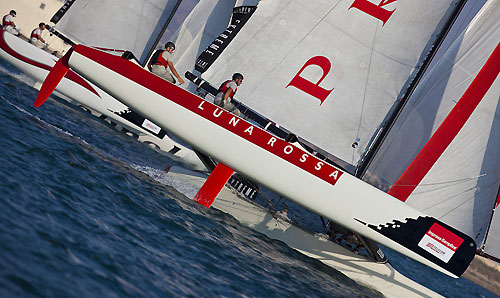 Trapani, 16-09-2011. Extreme Sailing Series 2011 - Act 6 Trapani. Race Day 3, Luna Rossa. Photo copyright Stefano Gattini for Studio Borlenghi.