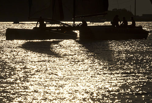 Trapani, 17-09-2011. Extreme Sailing Series 2011 - Act 6 Trapani. Race Day 4, Luna Rossa. Photo copyright Stefano Gattini for Studio Borlenghi.