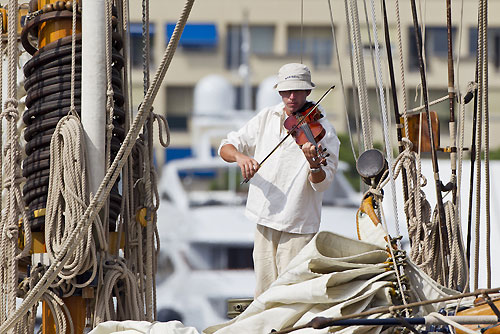 Monaco, 17/09/11, Monaco Classic Week 2011. Sailing yachts Concourse d'Elegance parade. Photo copyright Carlo Borlenghi.