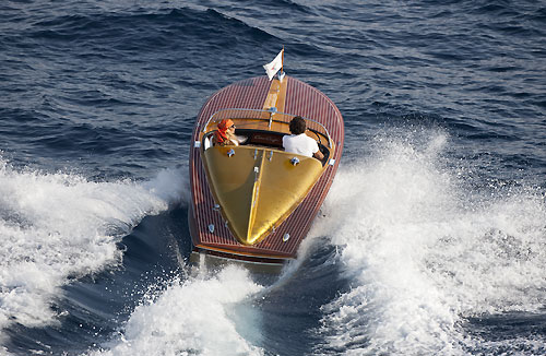 Monaco, 17/09/11, Monaco Classic Week 2011. Motoryachts. Photo copyright Carlo Borlenghi.