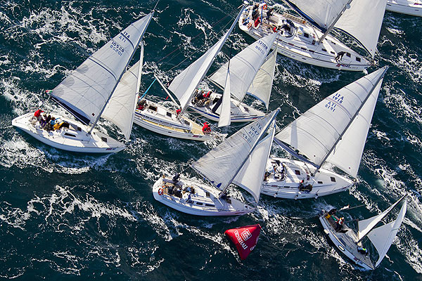 The 43rd Barcolana, Trieste, Italy, October 9, 2011, part of the massive fleet. Photo copyright Carlo Borlenghi.