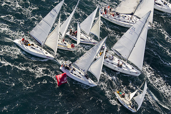 The 43rd Barcolana, Trieste, Italy, October 9, 2011, part of the massive fleet. Photo copyright Carlo Borlenghi.