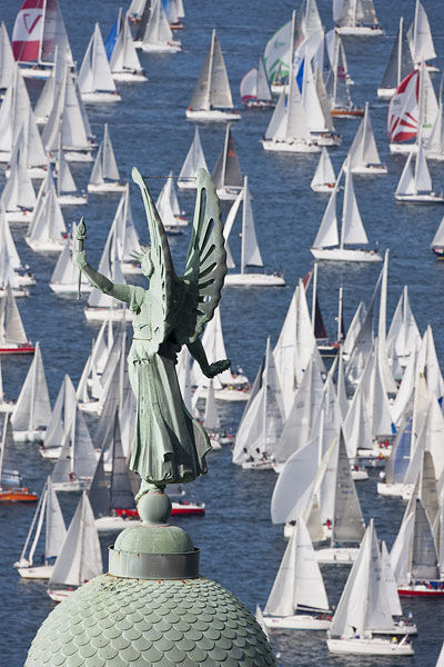 The 43rd Barcolana, Trieste, Italy, October 9, 2011, part of the massive fleet. Photo copyright Carlo Borlenghi.