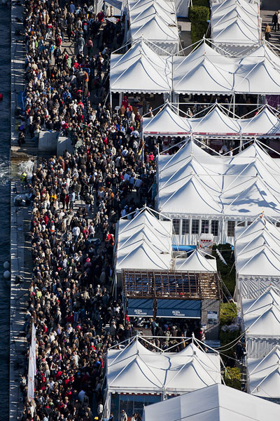 The 43rd Barcolana, Trieste, Italy, October 9, 2011, the race village. Photo copyright Carlo Borlenghi.