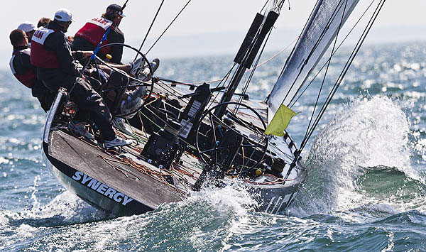 Day 1 of the RC44 Cascais Cup 2012, Portugal. Photo copyright Guido Trombetta for Studio Borlenghi.