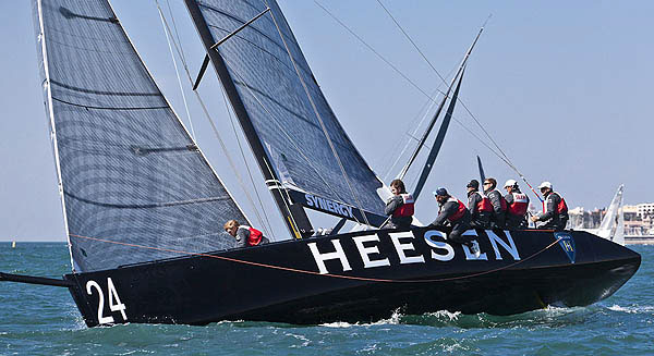 Day 1 of the RC44 Cascais Cup 2012, Portugal. Photo copyright Guido Trombetta for Studio Borlenghi.