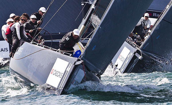 Day 2 of the RC44 Cascais Cup 2012, Portugal. Photo copyright Guido Trombetta for Studio Borlenghi.