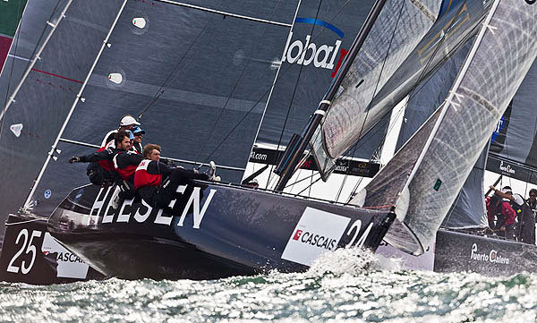 Day 2 of the RC44 Cascais Cup 2012, Portugal. Photo copyright Guido Trombetta for Studio Borlenghi.