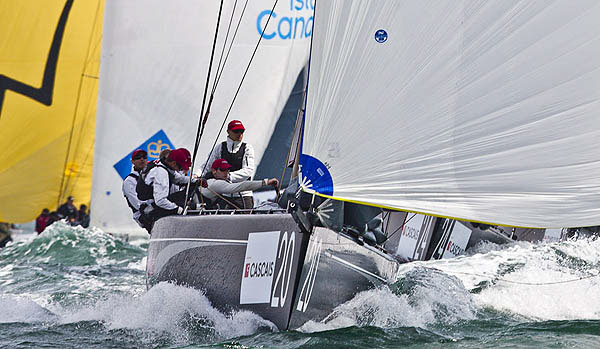 Day 2 of the RC44 Cascais Cup 2012, Portugal. Photo copyright Guido Trombetta for Studio Borlenghi.