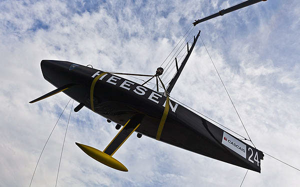 Day 2 of the RC44 Cascais Cup 2012, Portugal. Photo copyright Guido Trombetta for Studio Borlenghi.