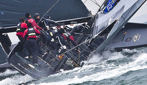 Day 3 of the RC44 Cascais Cup 2012, Portugal. Photo copyright Guido Trombetta for Studio Borlenghi.