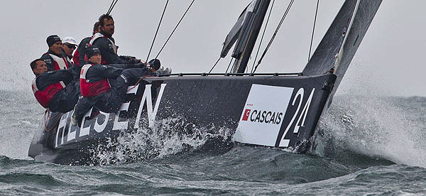 Day 3 of the RC44 Cascais Cup 2012, Portugal. Photo copyright Guido Trombetta for Studio Borlenghi.