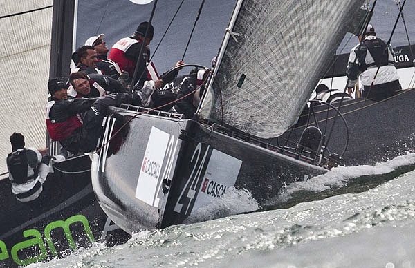 Day 3 of the RC44 Cascais Cup 2012, Portugal. Photo copyright Guido Trombetta for Studio Borlenghi.