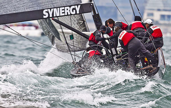 Day 3 of the RC44 Cascais Cup 2012, Portugal. Photo copyright Guido Trombetta for Studio Borlenghi.