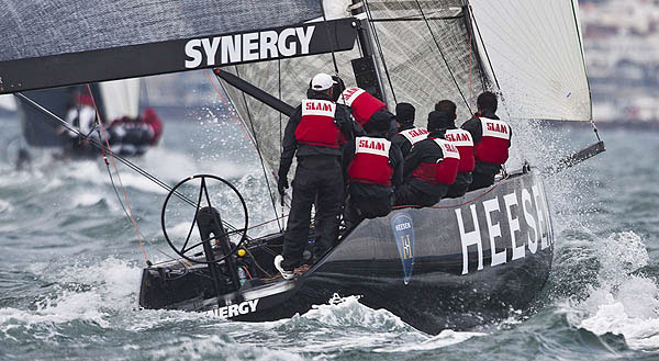 Day 3 of the RC44 Cascais Cup 2012, Portugal. Photo copyright Guido Trombetta for Studio Borlenghi.