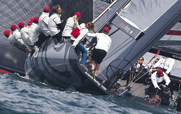 Day 4 of the RC44 Cascais Cup 2012, Portugal. Photo copyright Guido Trombetta for Studio Borlenghi.