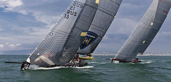 Day 4 of the RC44 Cascais Cup 2012, Portugal. Photo copyright Guido Trombetta for Studio Borlenghi.