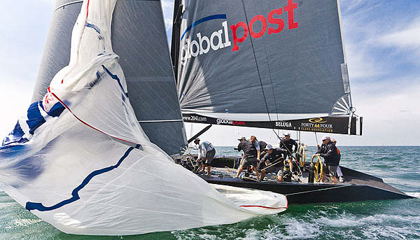 Day 4 of the RC44 Cascais Cup 2012, Portugal. Photo copyright Guido Trombetta for Studio Borlenghi.