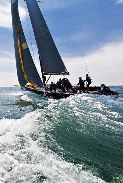 Day 4 of the RC44 Cascais Cup 2012, Portugal. Photo copyright Guido Trombetta for Studio Borlenghi.