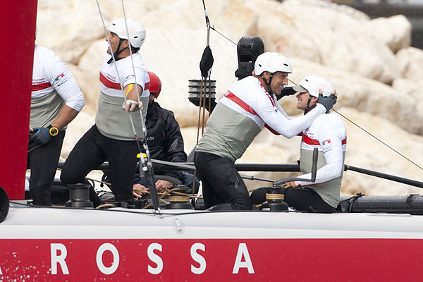 Luna Rossa wins AC World Series Naples 2012, 15/04/12. America's Cup World Series Naples 2012, Day 5, Naples, Italy, April 2012. Photo copyright Luna Rossa and Carlo Borlenghi.