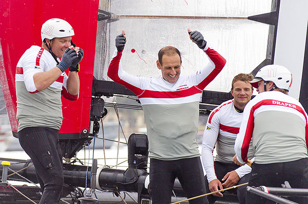 Luna Rossa wins AC World Series Naples 2012, 15/04/12. America's Cup World Series Naples 2012, Day 5, Naples, Italy, April 2012. Photo copyright Luna Rossa and Carlo Borlenghi.