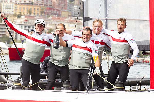 Luna Rossa wins AC World Series Naples 2012, 15/04/12. America's Cup World Series Naples 2012, Day 5, Naples, Italy, April 2012. Photo copyright Luna Rossa and Carlo Borlenghi.