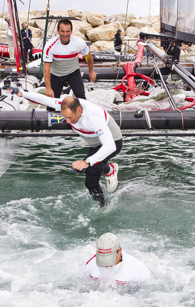 Luna Rossa wins AC World Series Naples 2012, 15/04/12. America's Cup World Series Naples 2012, Day 5, Naples, Italy, April 2012. Photo copyright Luna Rossa and Carlo Borlenghi.