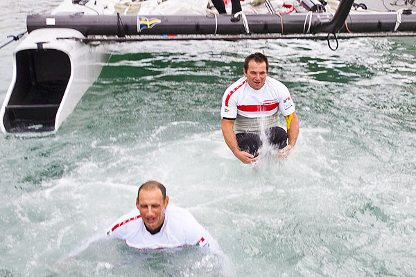 Luna Rossa wins AC World Series Naples 2012, 15/04/12. America's Cup World Series Naples 2012, Day 5, Naples, Italy, April 2012. Photo copyright Luna Rossa and Carlo Borlenghi.