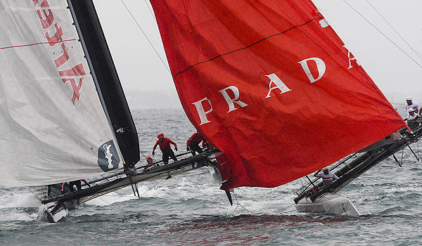 Luna Rossa, Naples, 15/04/12. America's Cup World Series Naples 2012, Day 5, Naples, Italy, April 2012. Photo copyright Luna Rossa and Carlo Borlenghi.