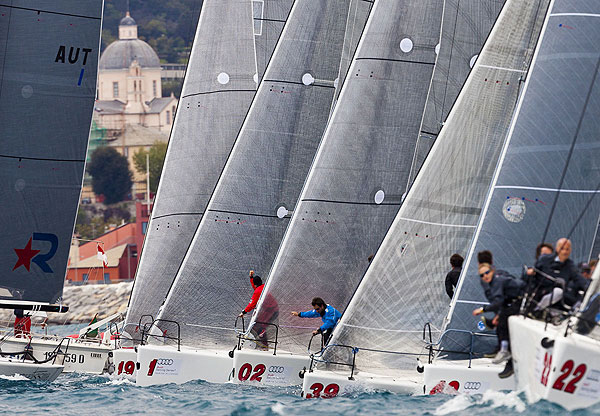 Loano, 12/04/12. Audi Sailing Series Melges 32 Practice Race. Photo copyright Stefano Gattini for Studio Borlenghi and BPSE.