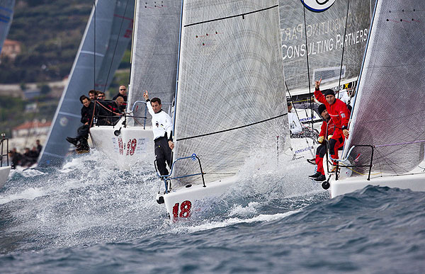 Loano, 12/04/12. Audi Sailing Series Melges 32 Practice Race. Photo copyright Stefano Gattini for Studio Borlenghi and BPSE.