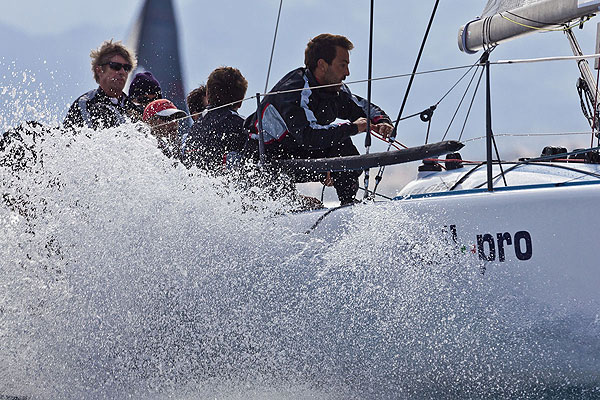 Loano, 12/04/12. Rush Diletta, during the Audi Sailing Series Melges 32 Practice Race. Photo copyright Stefano Gattini for Studio Borlenghi and BPSE.