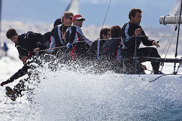 Loano, 12/04/12. Rush Diletta, during the Audi Sailing Series Melges 32 Practice Race. Photo copyright Stefano Gattini for Studio Borlenghi and BPSE.