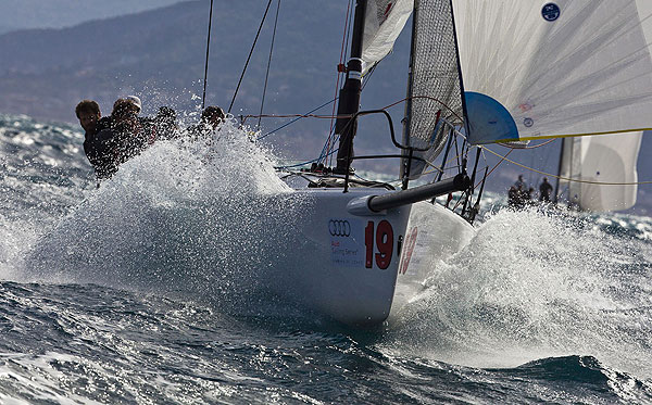 Loano, 12/04/12. Atlantica 19, during the Audi Sailing Series Melges 32 Practice Race. Photo copyright Stefano Gattini for Studio Borlenghi and BPSE.